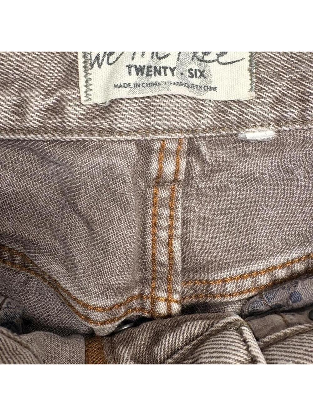 We The Free Twenty-Six Button Fly High Waist Jeans